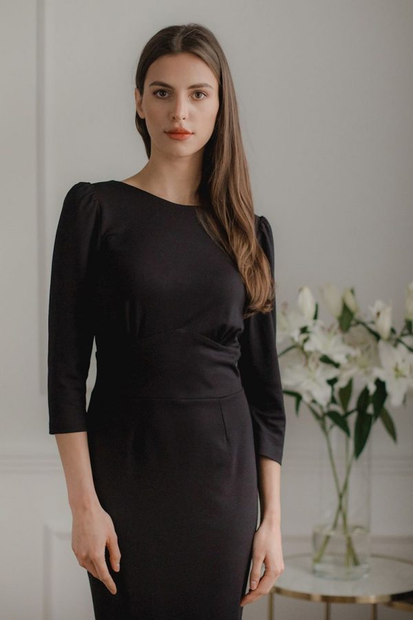 Black Cocktail Dress in Formal Dresses, Cocktail Dresses with Spandex, Polyester and Viscose