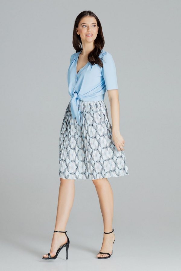 Multicolor Skirt in Skirts with Spandex and Polyester