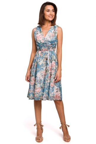 Blue Daydress in Day Dresses with Polyester