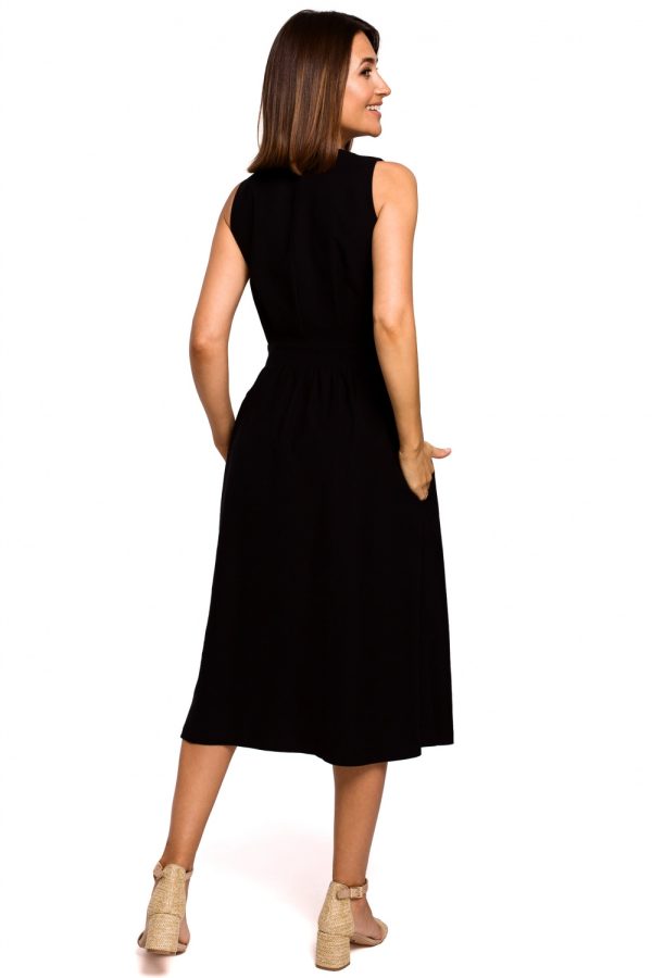 Black Daydress in Day Dresses with Polyester and Viscose
