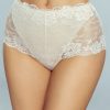 Beige Panties in Briefs with Spandex and Polyamide