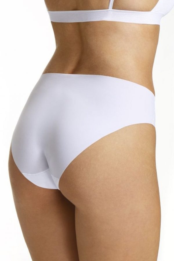 White Panties in Briefs with Spandex and Polyamide