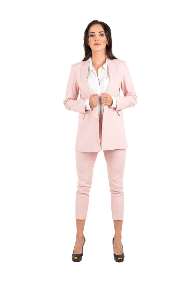 Pink Jacket in Jackets, Vests For Women with Cotton, Nylon and Spandex