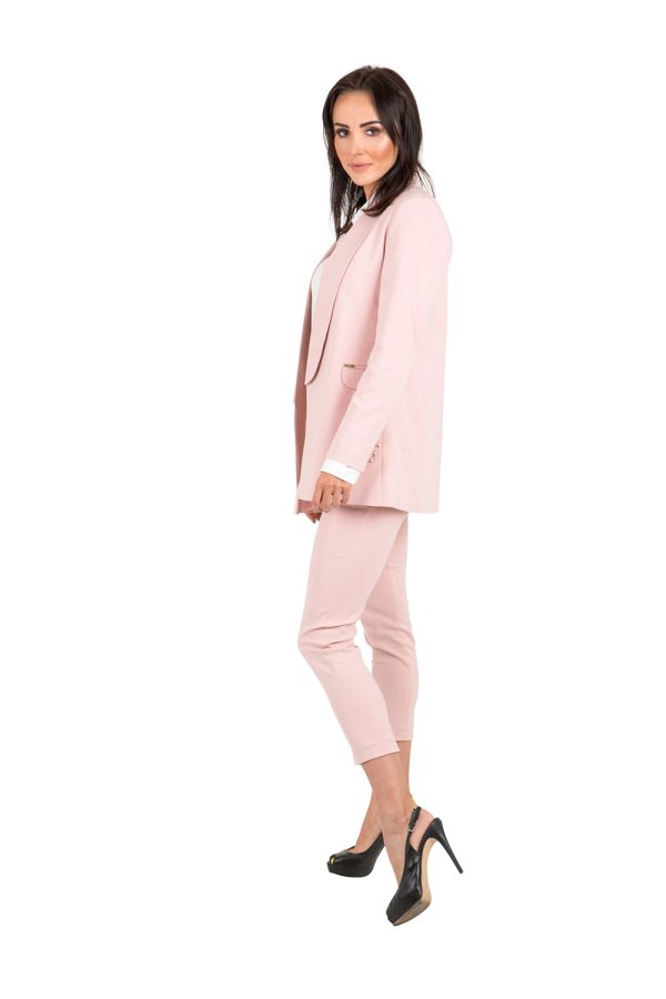 Pink Jacket in Jackets, Vests For Women with Cotton, Nylon and Spandex