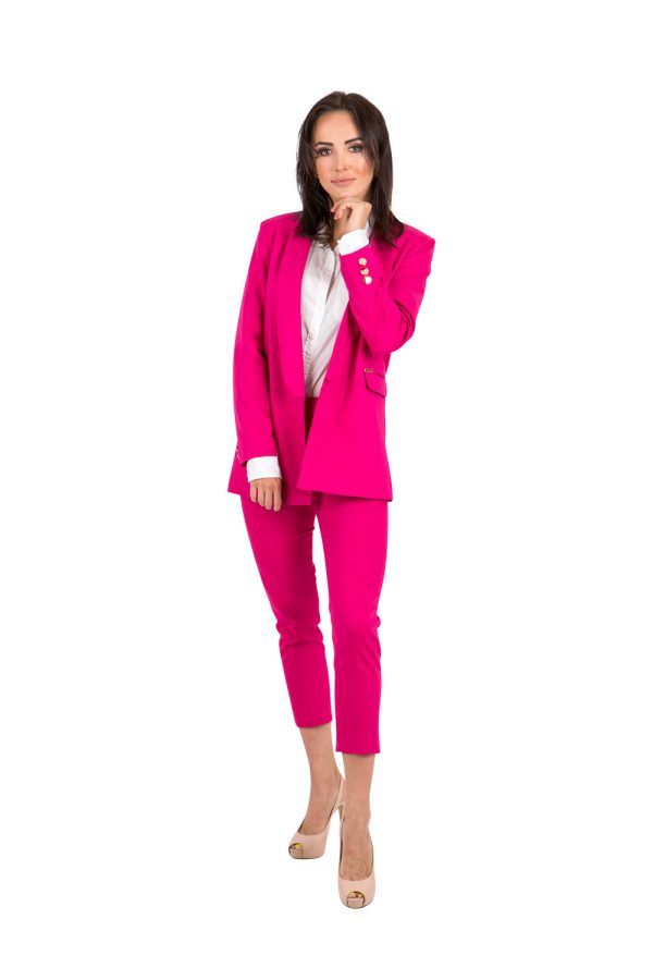 Pink Jacket in Jackets, Vests For Women with Cotton, Nylon and Spandex