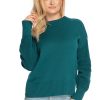 885645 Green Jumper in Sweaters, Pullovers, Jumpers, Turtlenecks, Boleros, Shrugs with Acrylic and Cotton