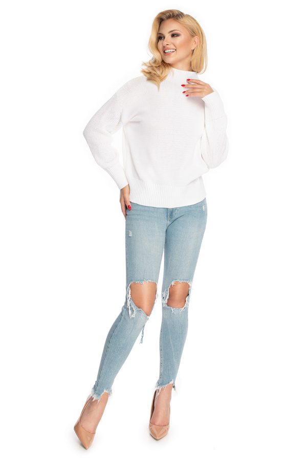 Beige Jumper in Sweaters, Pullovers, Jumpers, Turtlenecks, Boleros, Shrugs with Acrylic and Cotton