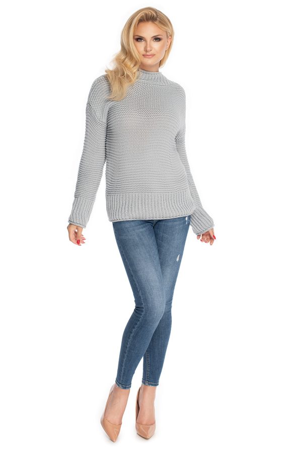 Grey Jumper in Sweaters, Pullovers, Jumpers, Turtlenecks, Boleros, Shrugs with Acrylic