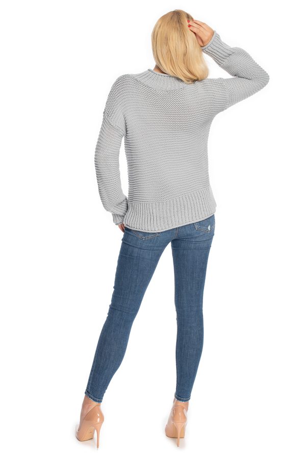 Grey Jumper in Sweaters, Pullovers, Jumpers, Turtlenecks, Boleros, Shrugs with Acrylic