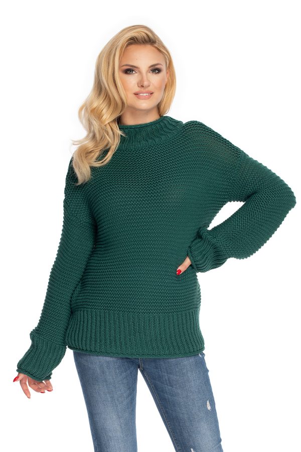 Green Jumper in Sweaters, Pullovers, Jumpers, Turtlenecks, Boleros, Shrugs with Acrylic