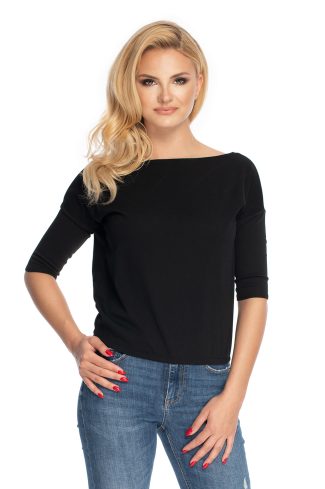 black Blouse model 146922 PeeKaBoo
