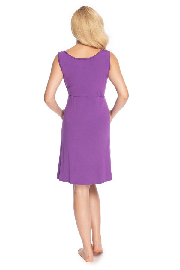 Violet Maternity Nightgown in Maternity Nightwear with Spandex and Viscose