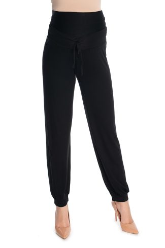 black Maternity pants model 147530 PeeKaBoo