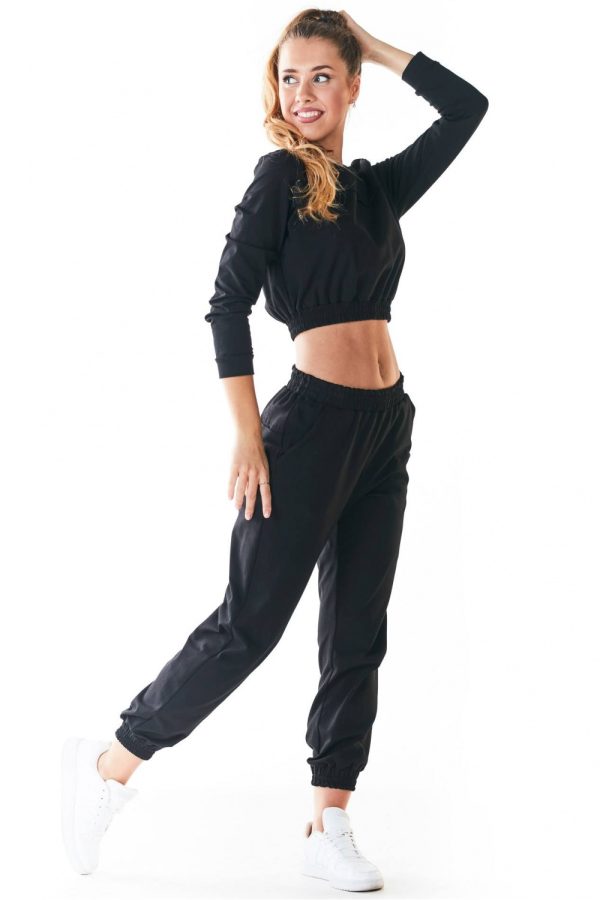black Tracksuit trousers model 147603 Infinite You