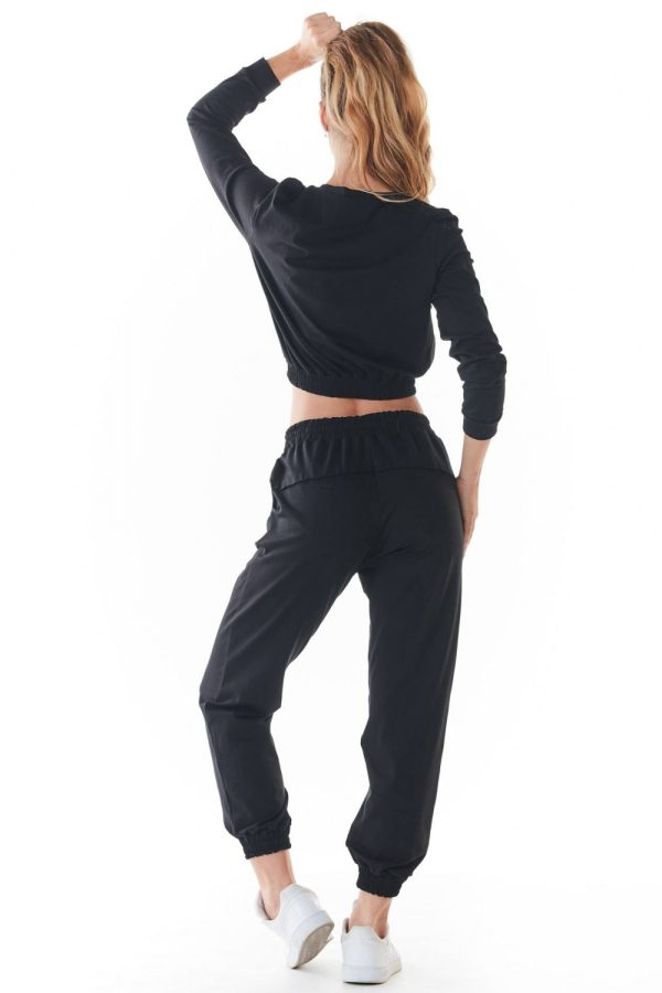 black Tracksuit trousers model 147603 Infinite You