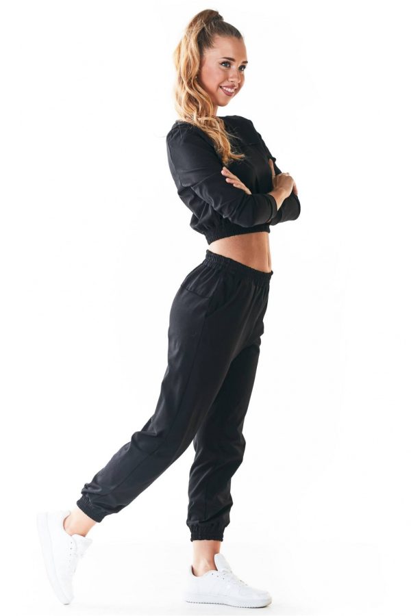 black Tracksuit trousers model 147603 Infinite You