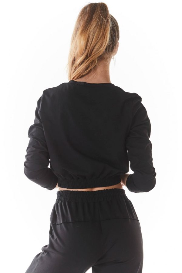 black Sweatshirt model 147607 Infinite You