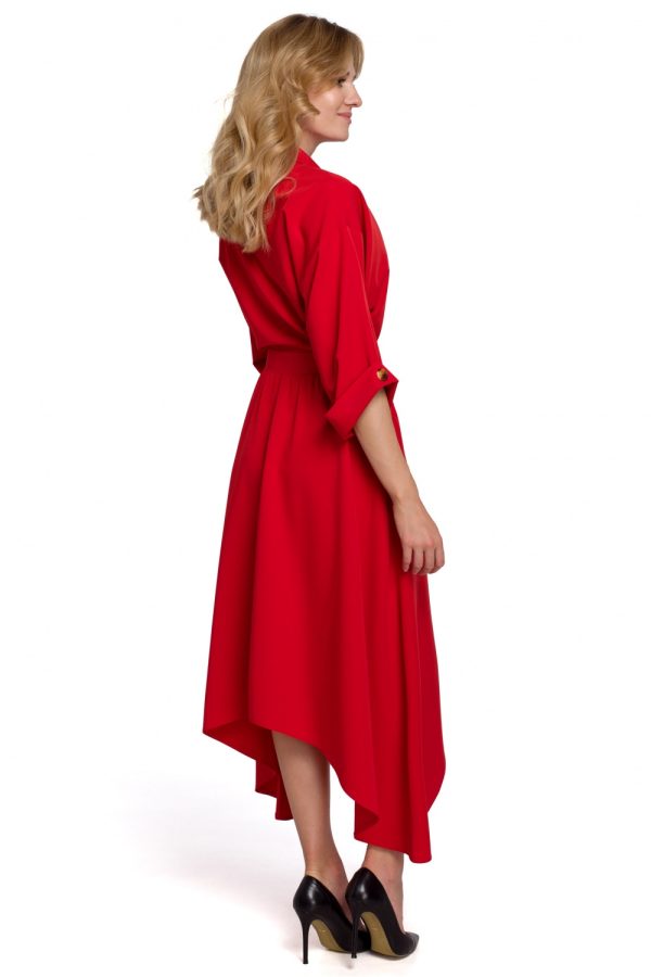 red Daydress model 147643 Makover
