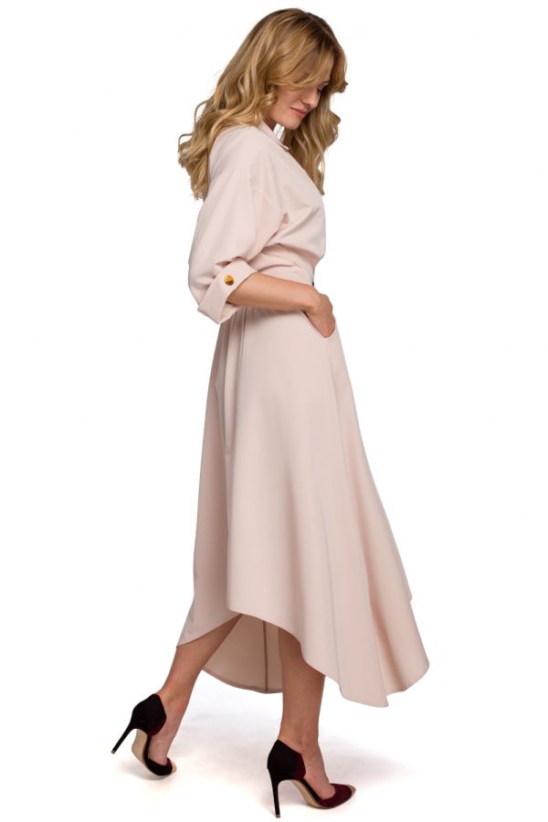 beige Daydress model 147645 Makover