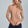 beige Blouse model 147909 Figl