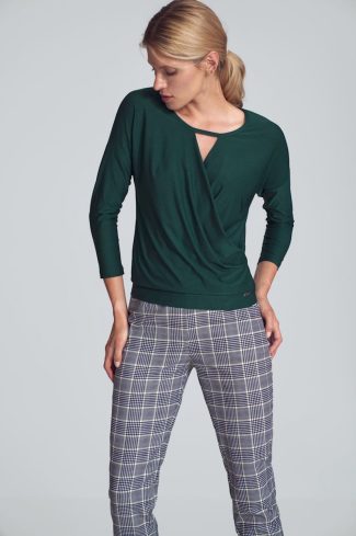 green Blouse model 147911 Figl