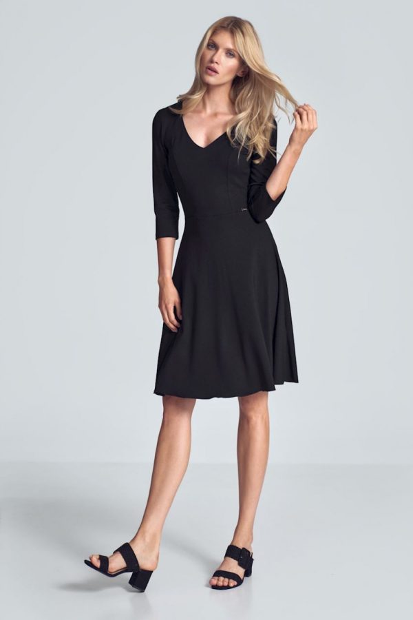 Black Cocktail Dress in Formal Dresses, Cocktail Dresses with Spandex, Polyester and Viscose