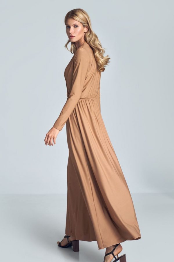beige Daydress model 147928 Figl