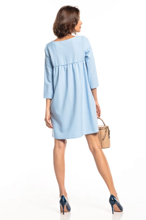 Blue Daydress in Day Dresses with Spandex and Polyester
