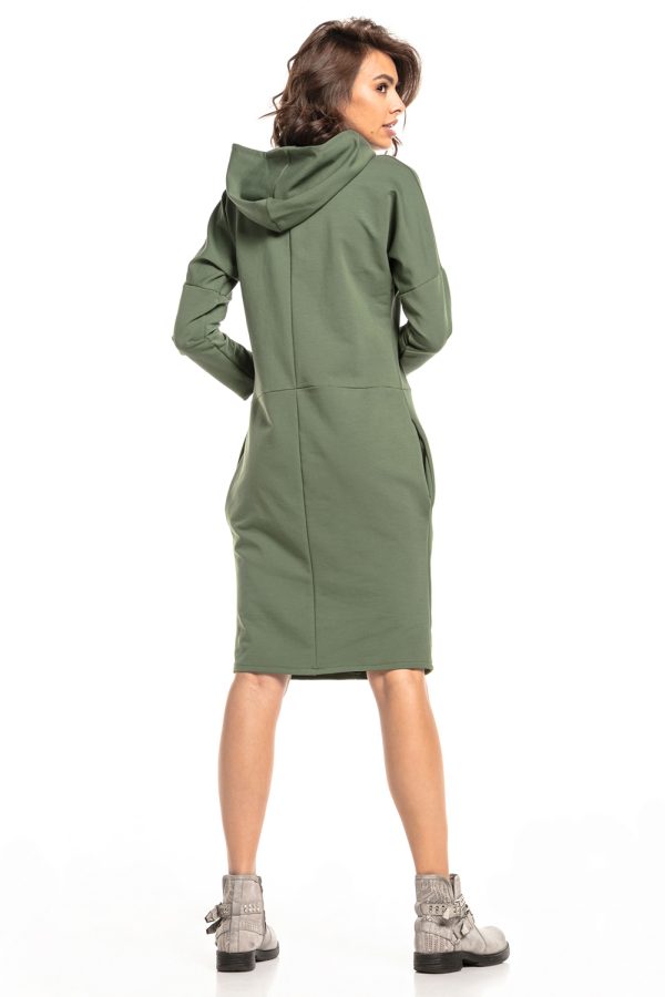 Green Daydress in Day Dresses with Cotton, Spandex and Polyester