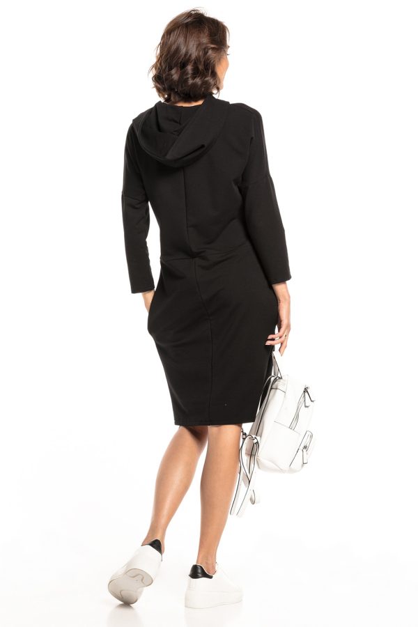 Black Daydress in Day Dresses with Cotton, Spandex and Polyester