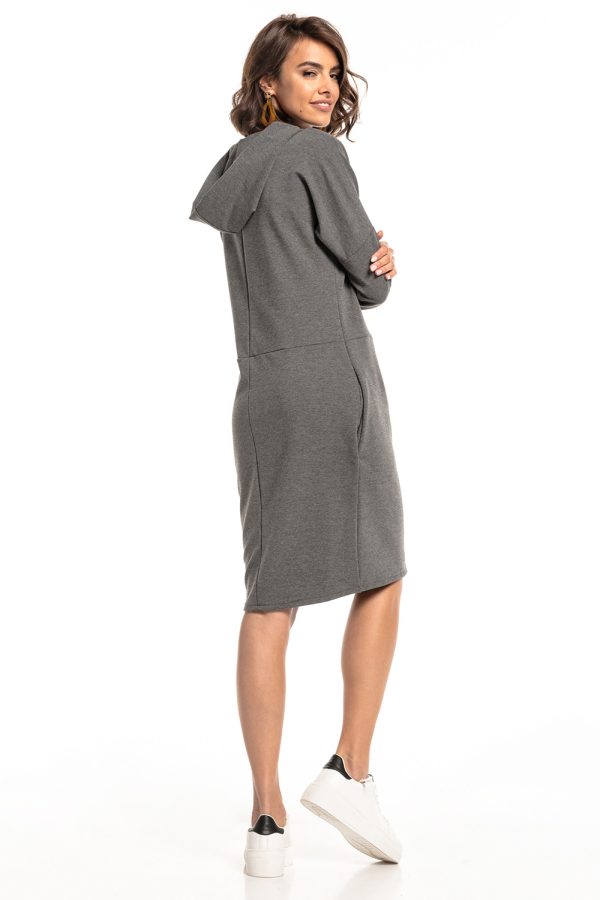 Grey Daydress in Day Dresses with Cotton, Spandex and Polyester