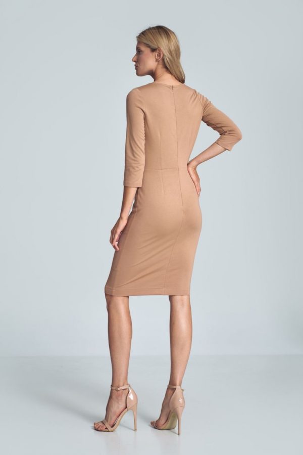beige Daydress model 148285 Figl