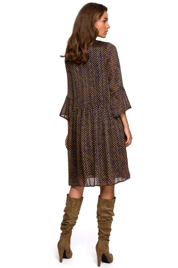 Brown Daydress in Day Dresses with Polyester