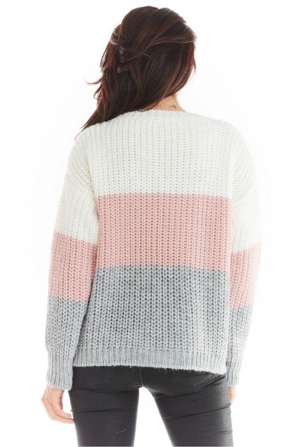 Pink Jumper in Sweaters, Pullovers, Jumpers, Turtlenecks, Boleros, Shrugs with Polyamide, Polyacrylic and Polyester