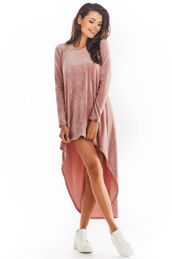 Pink Daydress in Day Dresses with Polyester and Spandex