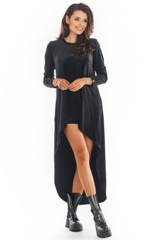 Black Daydress in Day Dresses with Polyester and Spandex