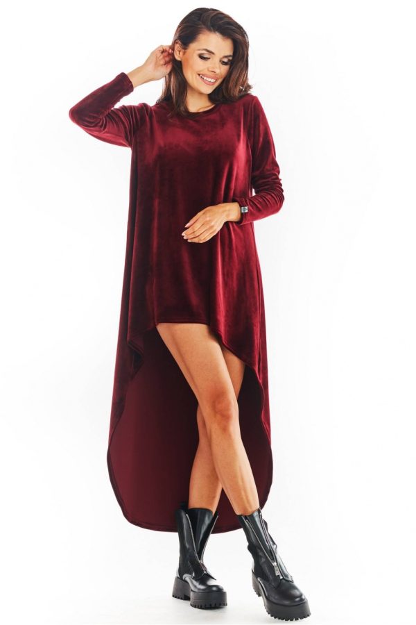 Red Daydress in Day Dresses with Polyester and Spandex