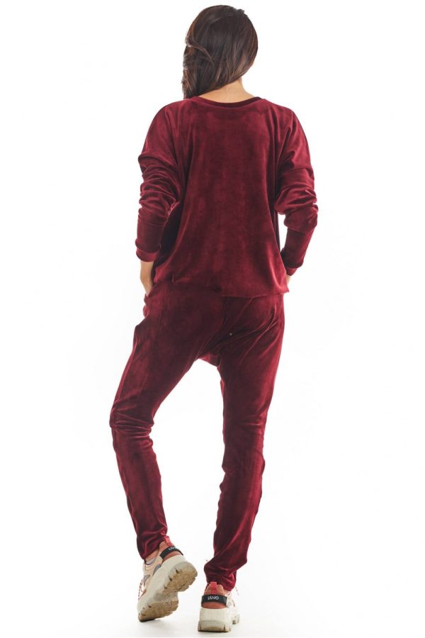 Red Tracksuit Trousers in Women`s Tracksuit Bottoms, Sports Pants with