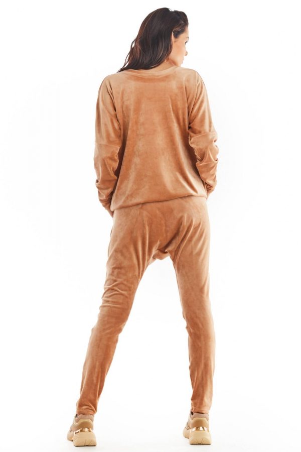 Beige Tracksuit Trousers in Women`s Tracksuit Bottoms, Sports Pants with