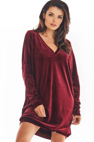 Red Daydress in Day Dresses with Polyester and Spandex