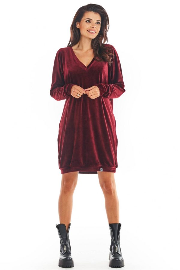 Red Daydress in Day Dresses with Polyester and Spandex
