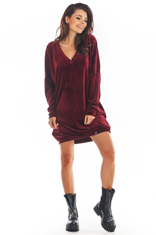 Red Daydress in Day Dresses with Polyester and Spandex