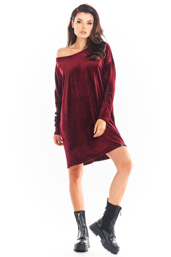 Red Daydress in Day Dresses with Polyester and Spandex