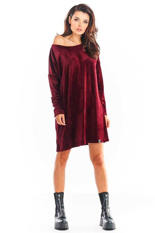 Red Daydress in Day Dresses with Polyester and Spandex