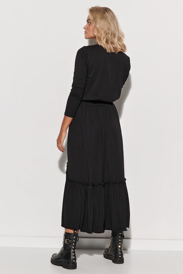 Black Daydress in Day Dresses with Cotton and Spandex