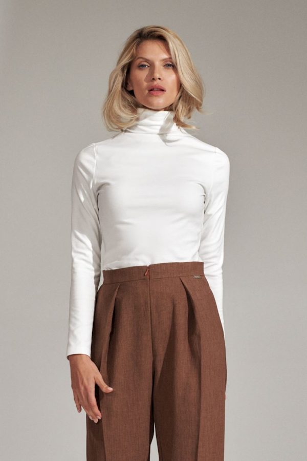 beige Blouse model 150427 Figl