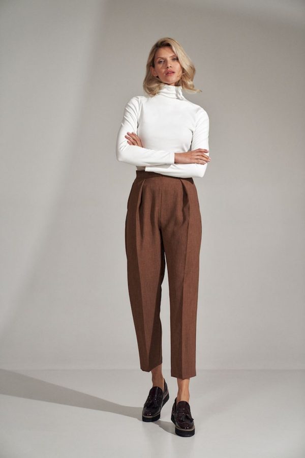 beige Blouse model 150427 Figl