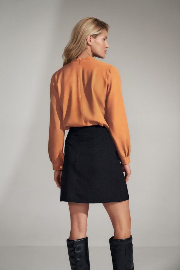 brown Blouse model 150435 Figl