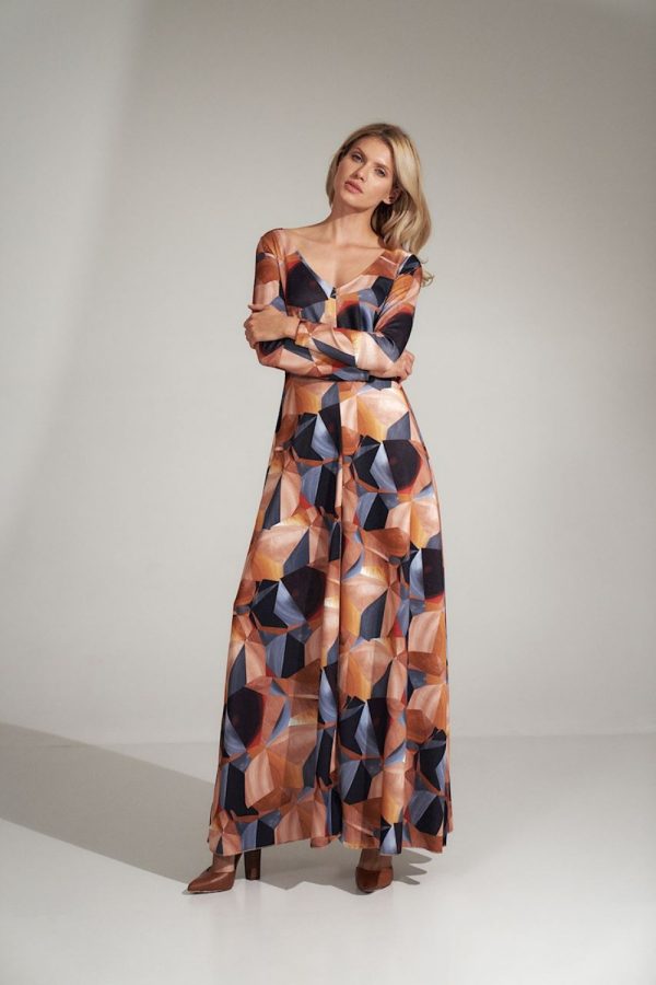 multicolor Daydress model 150437 Figl