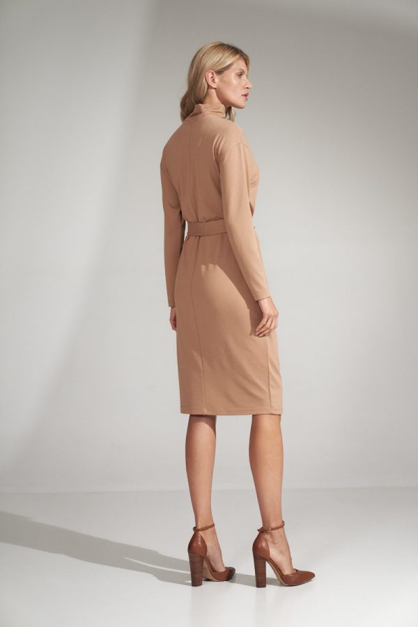 beige Daydress model 150442 Figl